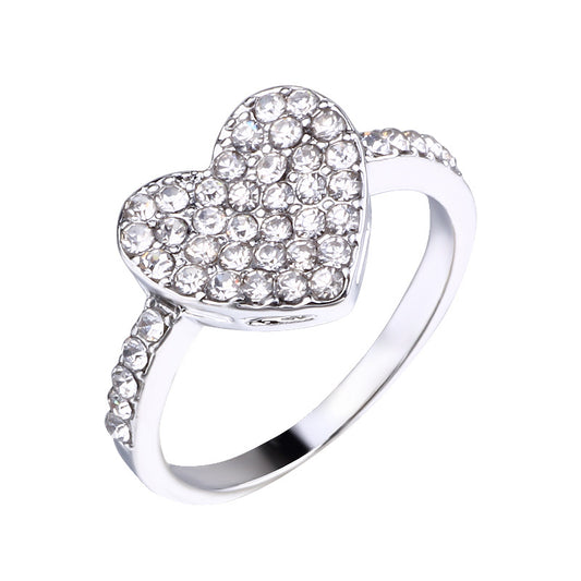 Heart-shaped Diamond Ring