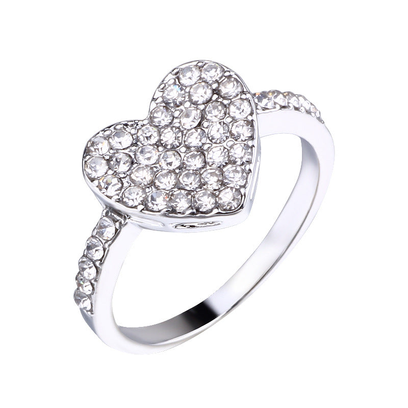 Heart-shaped Diamond Ring