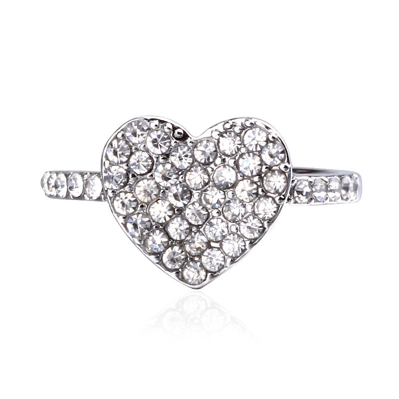 Heart-shaped Diamond Ring