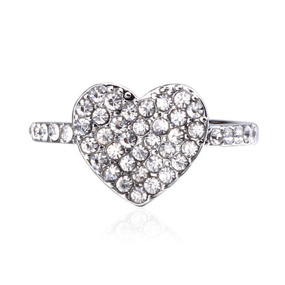 Heart-shaped Diamond Ring