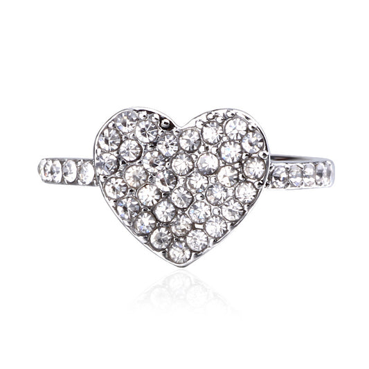 Heart-shaped Diamond Ring