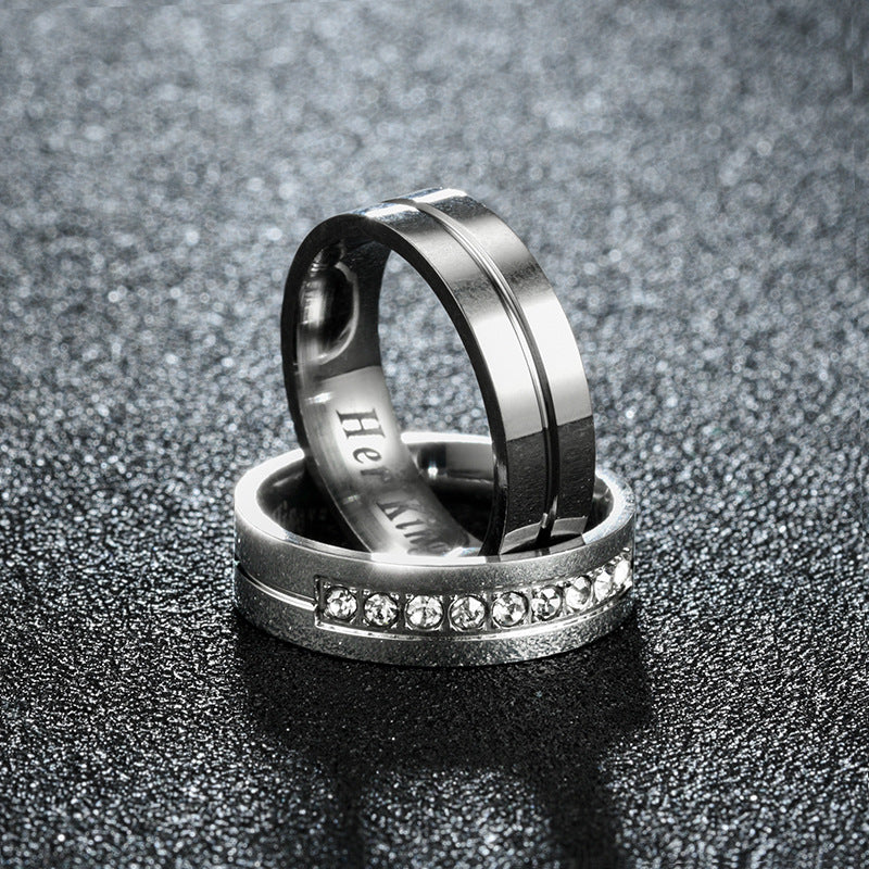 HER KING HIS QUEEN Ring