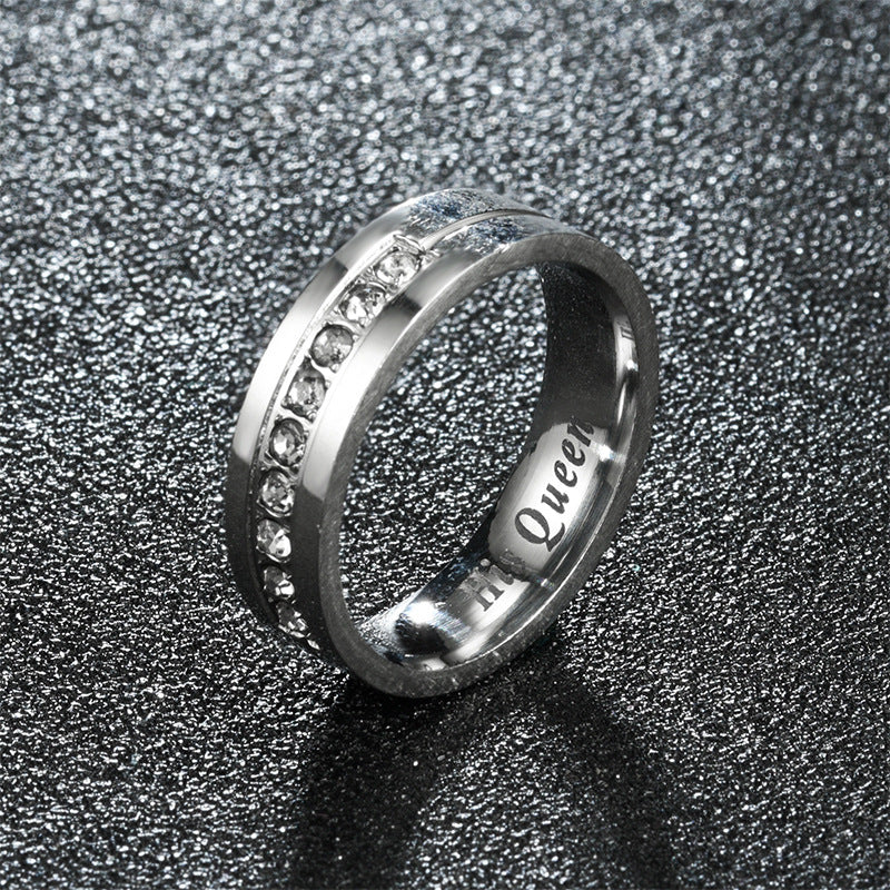HER KING HIS QUEEN Ring